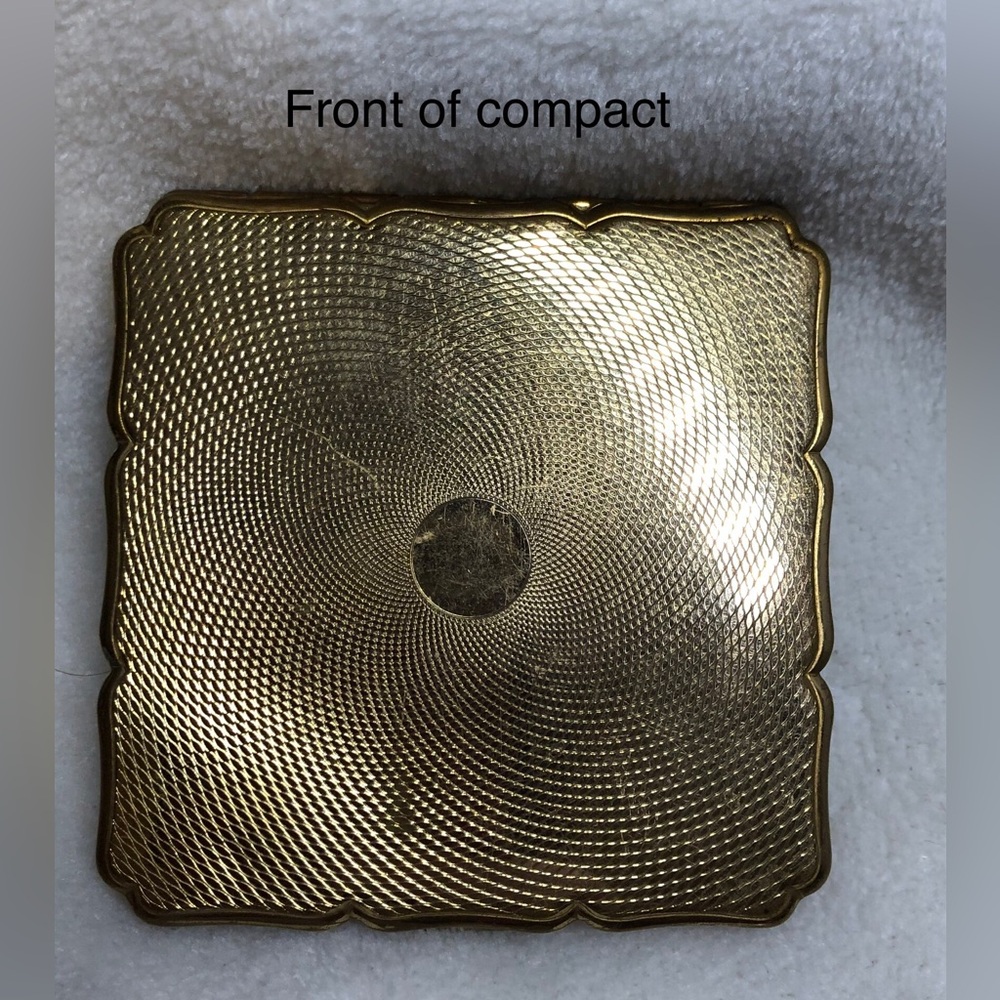 Vintage-antique Stratton Gold Compact w/ Mirror